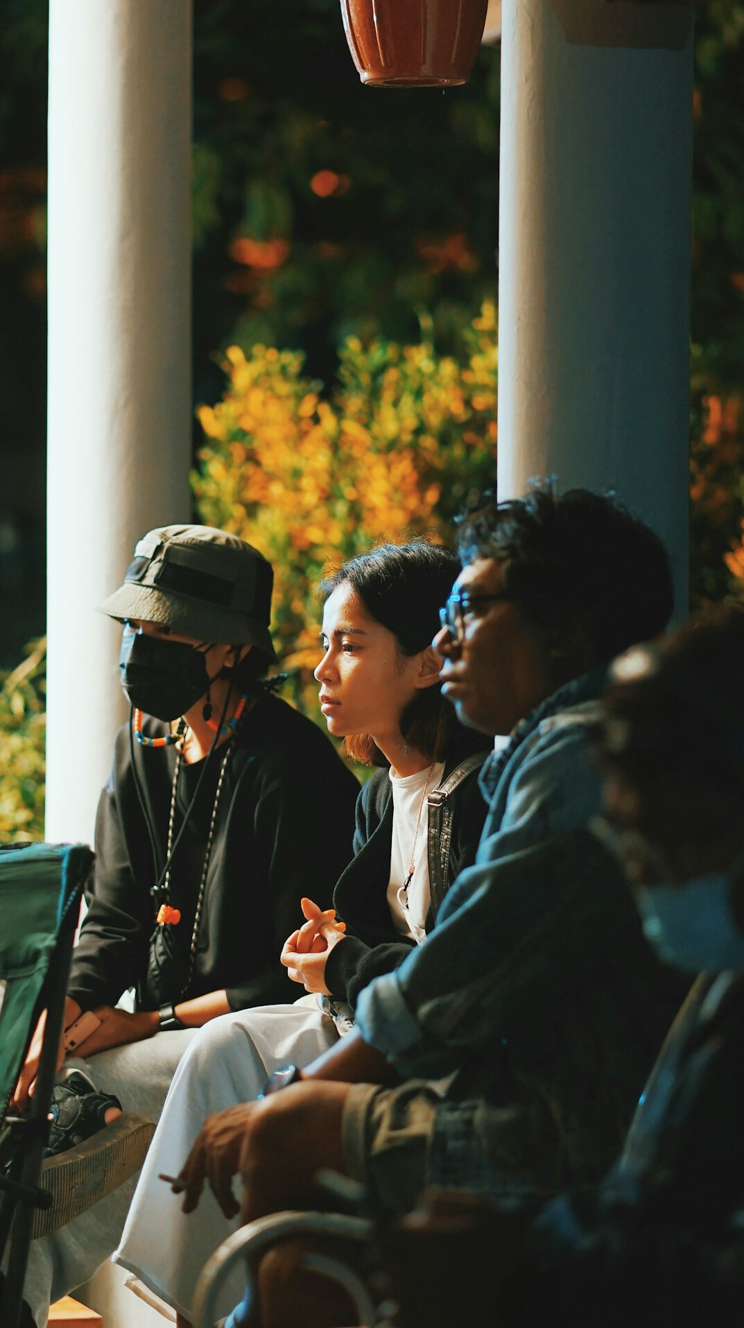 Diverse team of professionals having a group discussion